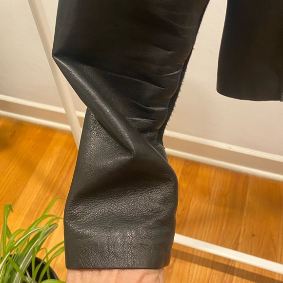 Leather and tweed Cole Haan Moto jacket - Picture 3 of 7